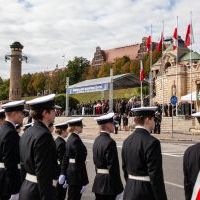 Kompania Honorowa PM  na uroczystości inauguracji roku akademickiego 2024/25 na Politechnice Morskiej w Szczecinie