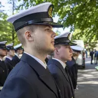 Student z Kompanii Honorowej PM 