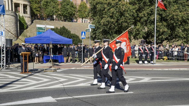  Kompania Honorowa AMS podczas inauguracji roku akademickiego 2018/2019