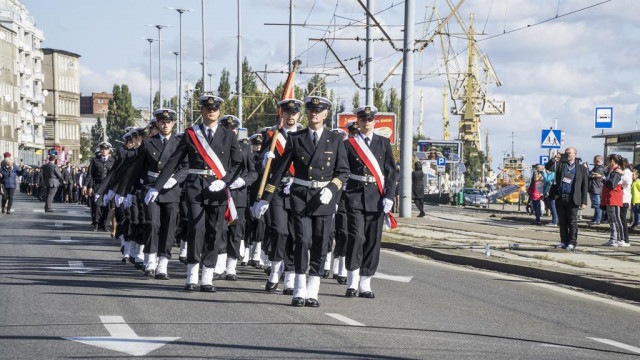  Kompania Honorowa AMS podczas inauguracji roku akademickiego 2018/2019