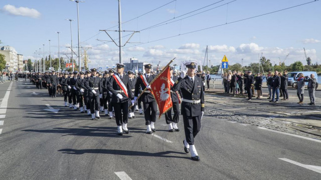  Kompania Honorowa AMS podczas inauguracji roku akademickiego 2018/2019