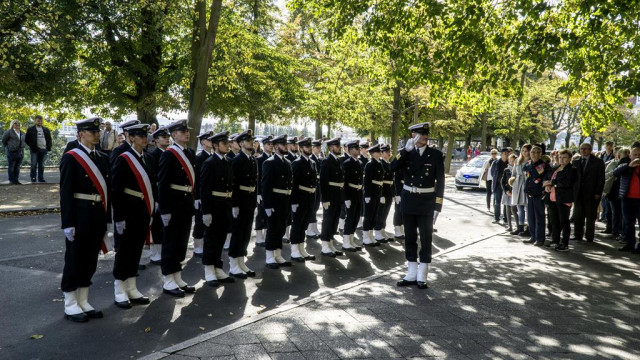  Kompania Honorowa AMS podczas inauguracji roku akademickiego 2018/2019