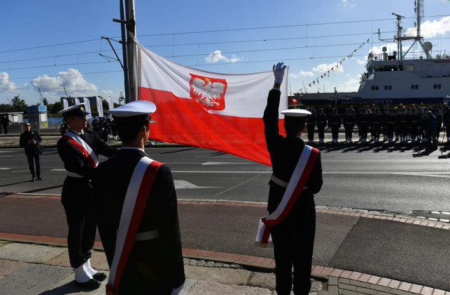  Kompania Honorowa AMS podczas inauguracji roku akademickiego 2018/2019