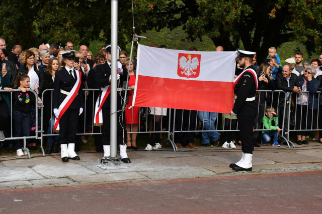 Kompania Honorowa AM w Szczecinie podczas inauguracji roku akademickiego 2019/2020