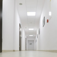 Korab student hall of residence - corridor