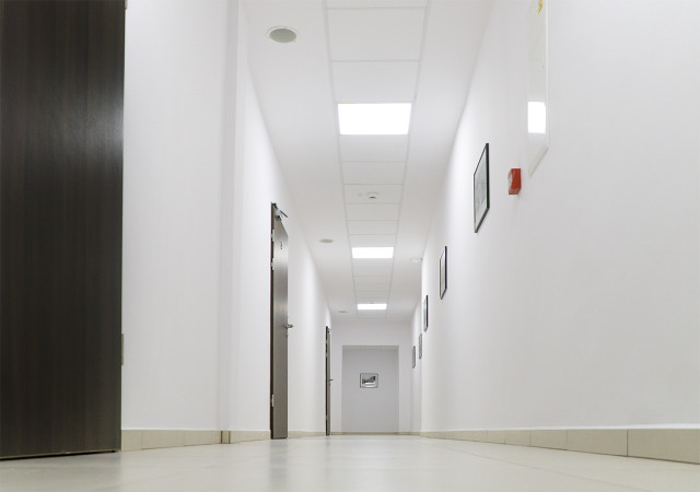 Korab student hall of residence - corridor