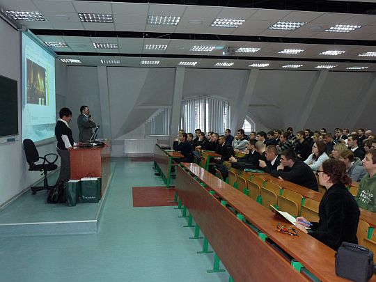 Spotkanie studentów z firmą UNIBALTIC