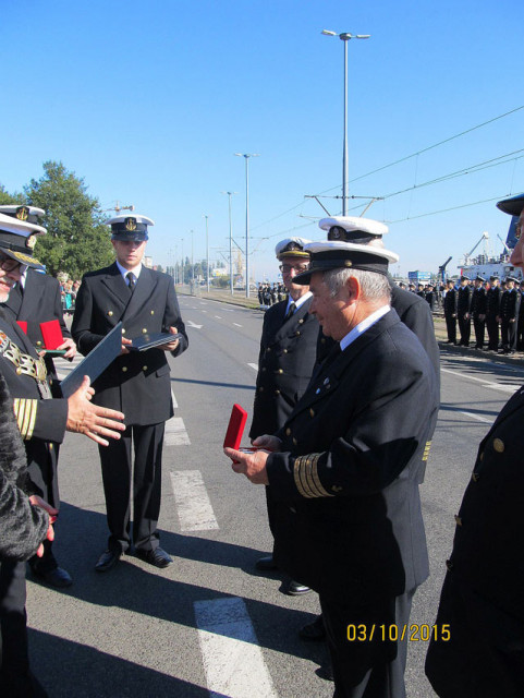 Uczestnicy uroczystej inauguracji roku akademickiego w Akademii morskiej w Szczecinie