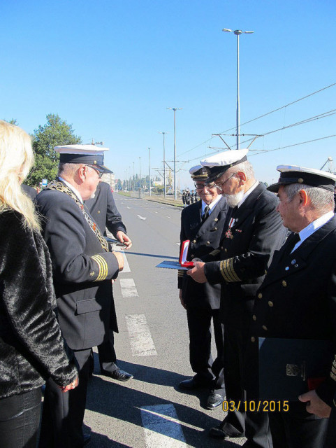 Uczestnicy uroczystej inauguracji roku akademickiego w Akademii Morskiej w Szczecinie