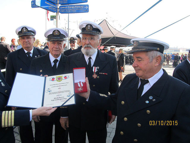 Uczestnicy uroczystej inauguracji roku akademickiego w Akademii Morskiej w Szczecinie