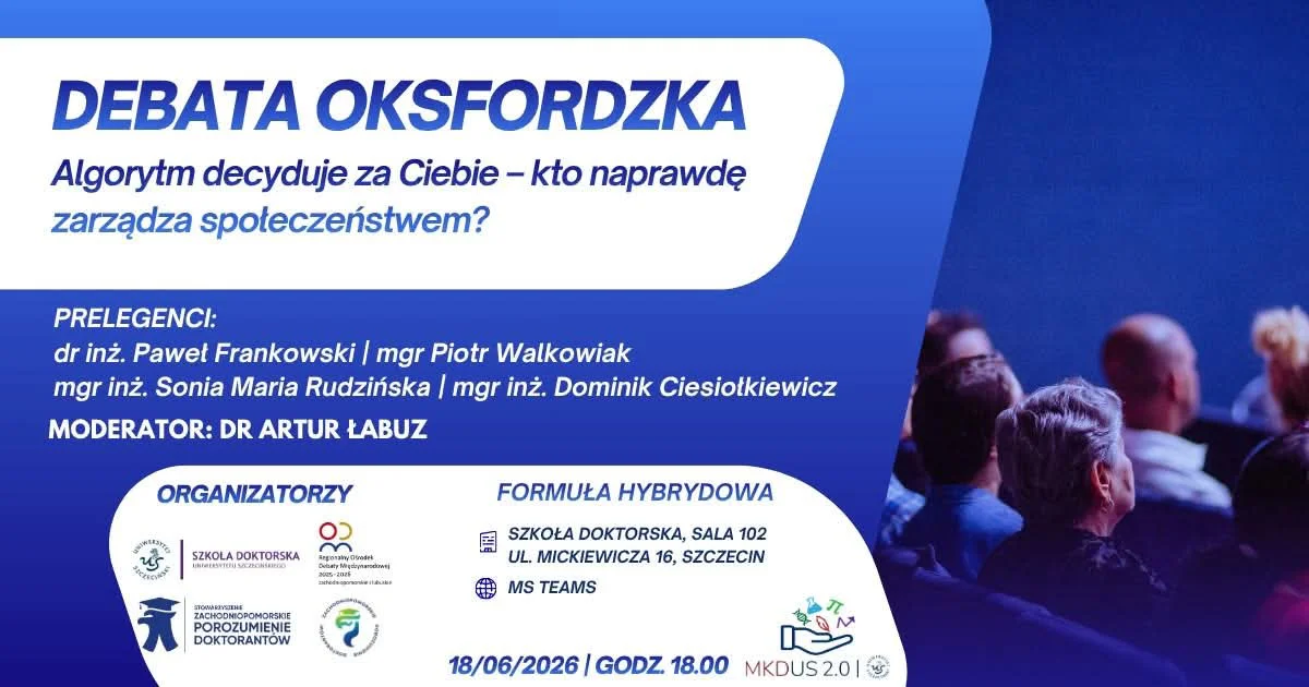 Debata oksfordzka na US czer 2026 - baner informacyjny