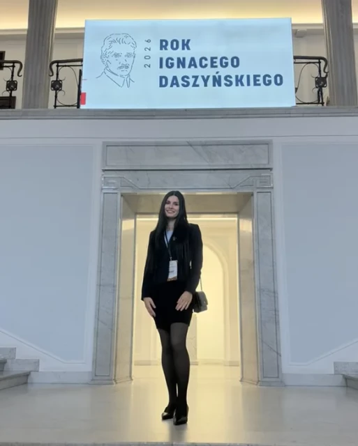 Sonia Nechaeva podczas obchodach jubileuszu XX-lecia Krajowej Reprezentacji Doktorantów (KRD)