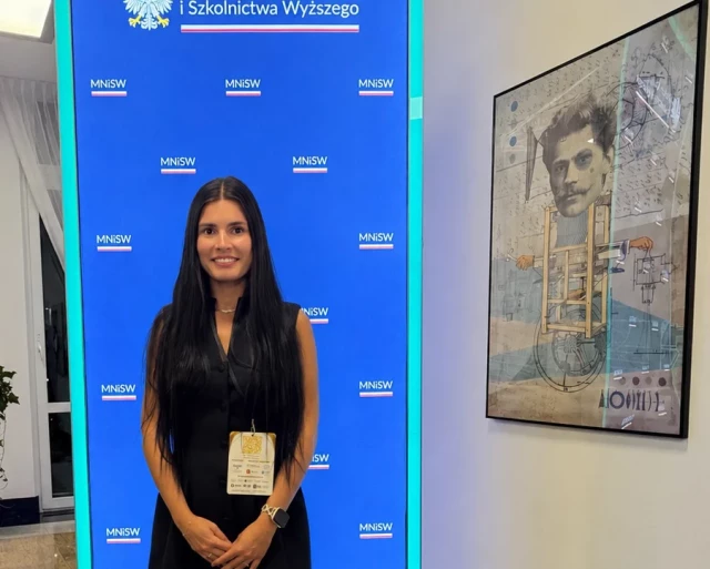 Sonia Nechaeva podczas obchodach jubileuszu XX-lecia Krajowej Reprezentacji Doktorantów (KRD)