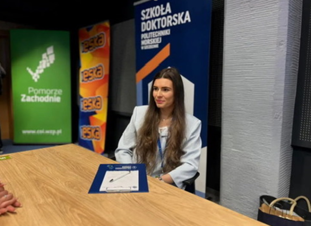 Doktorantka SD PM Sonia Rudzińska uczestniczka Speed Dating dla Naukowców