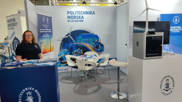 Stanowisko Wydziału Politechniki Morskiej w Szczecinie podczas Międzynarodowych Targów w Poznaniu